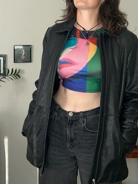 Portrait Crop Top